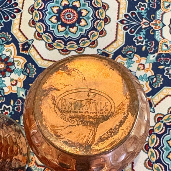 Hammered Copper Bar Glass Set - Picture 5 of 5